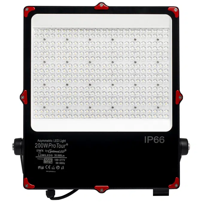 Foco Proyector LED OptimaLED ProTour Asimétrico 150w 200w 300w padel tenis