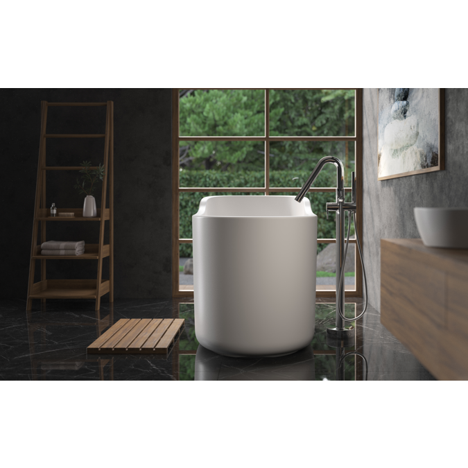 BIM 객체 - 무료로 다운로드하세요! Aquatica True Ofuro Nano | BIMobject
