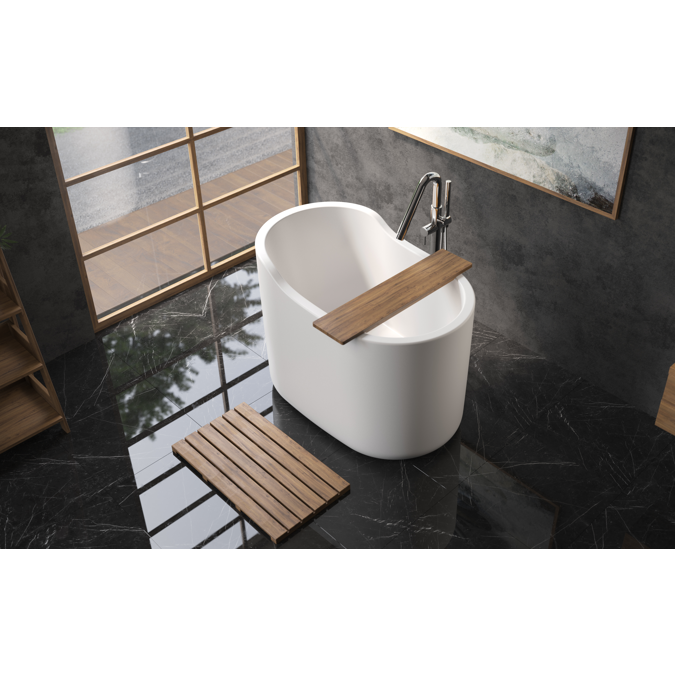 BIM 객체 - 무료로 다운로드하세요! Aquatica True Ofuro Nano | BIMobject
