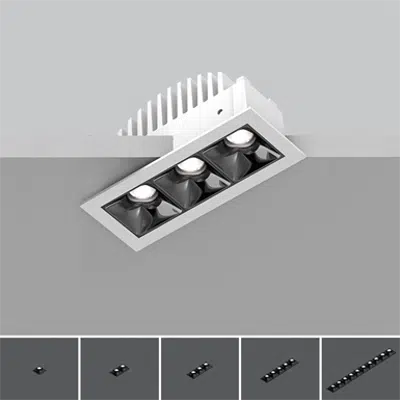 CLUSTER DOWNLIGHT, Recessed Linear Downlight için görüntü