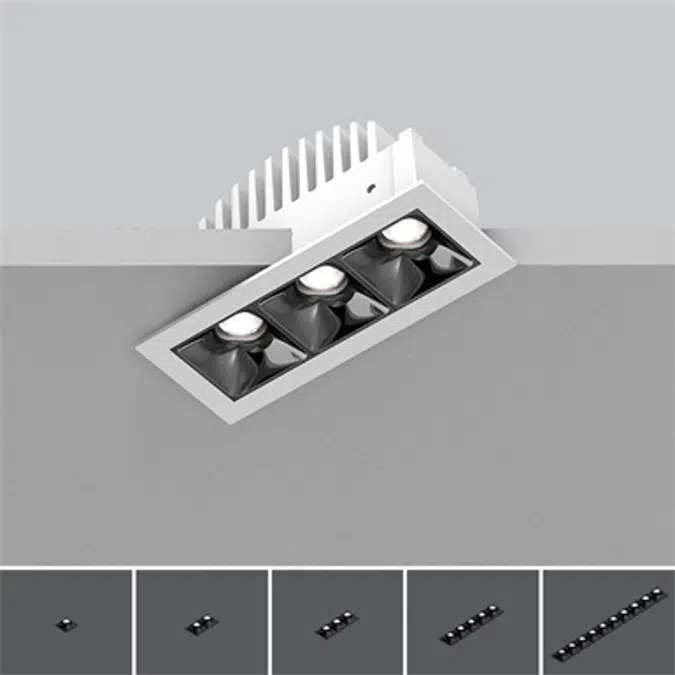 CLUSTER DOWNLIGHT, Recessed Linear Downlight