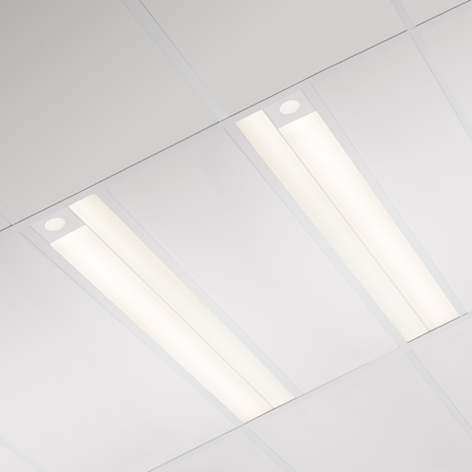 BIM objects - Free download! RIZE, Recessed light for health care ...
