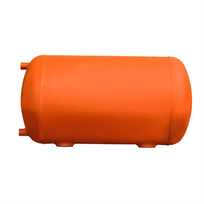 BIM objects Free download! Plain Steel Expansion Tank, 15 gal to 500