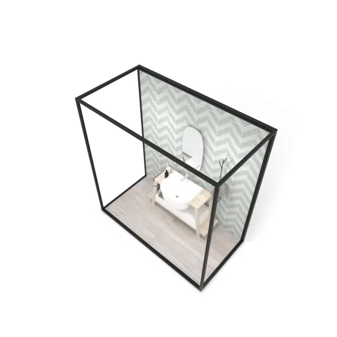 Isla Lineal 240x120 | Ambience for displaying tiles