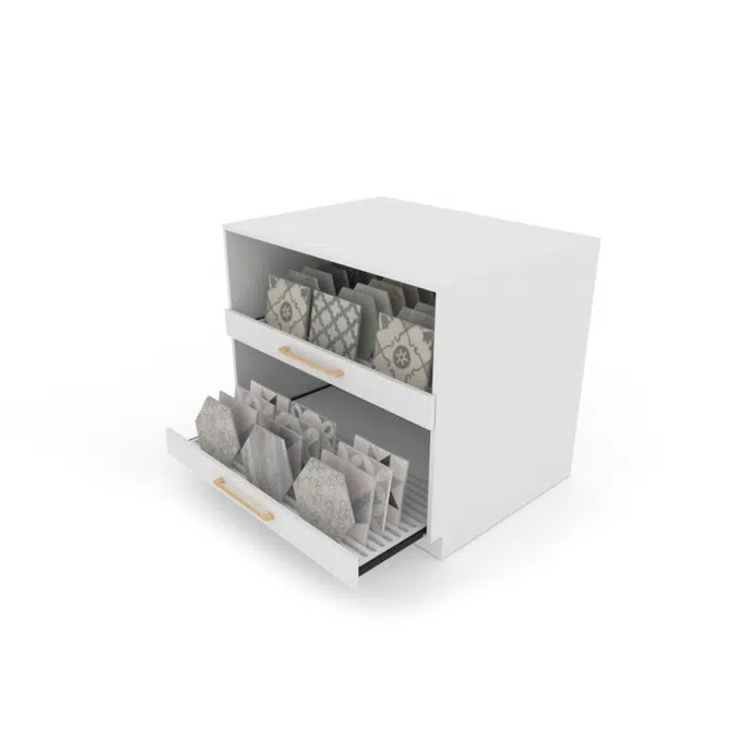 M2 Open | Fliesen-Musterschrank