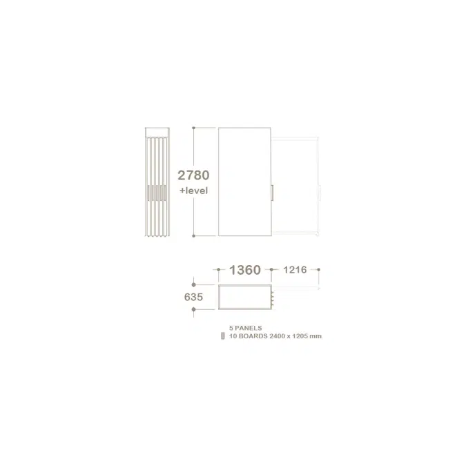 Londres XL 10/120 | Tile display unit