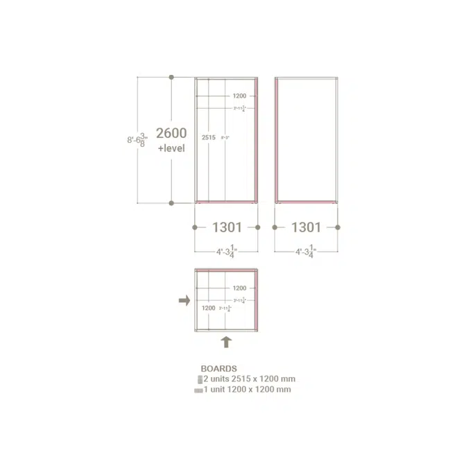 Isla Corner 120x120 | Ambience for displaying tiles