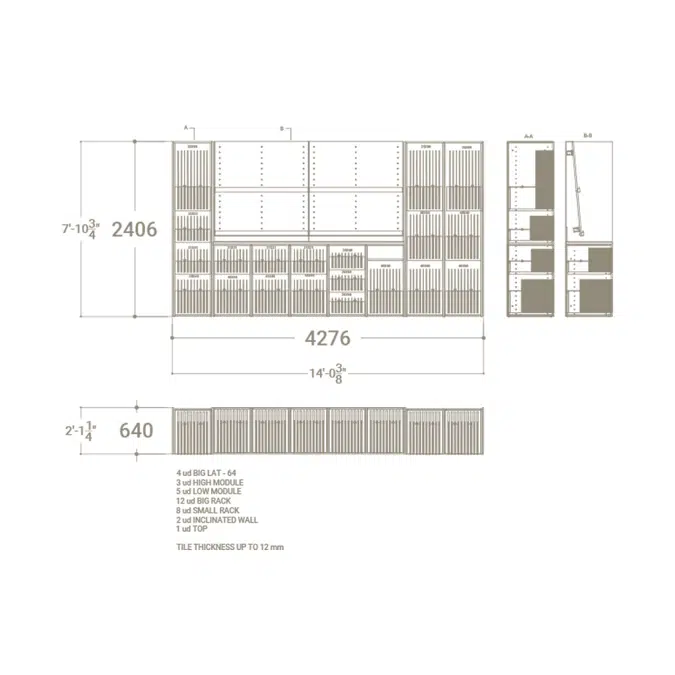 Composition 112 | Tile sample displays