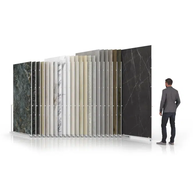 Pisa Slimshow 24P | Tile displays for showrooms