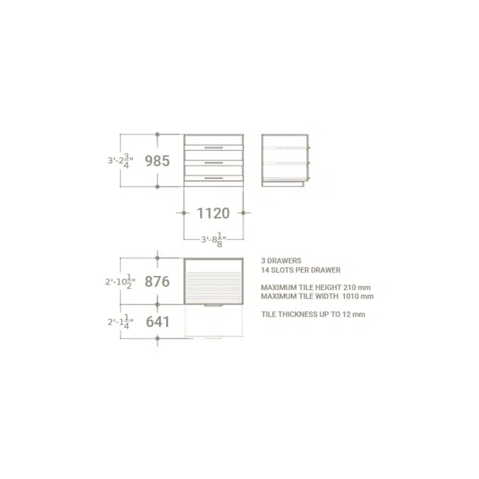 M3 Open | Präsentationsmöbel Bodenschrank
