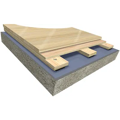 Immagine per Action ProAir AR - EN/DIN Certified Anchored Laminated Wide Body Sleeper Floor System