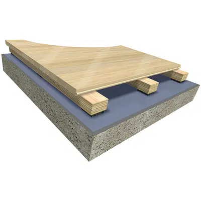 Immagine per ActionCush II - Floating Sleeper Panel Floor System