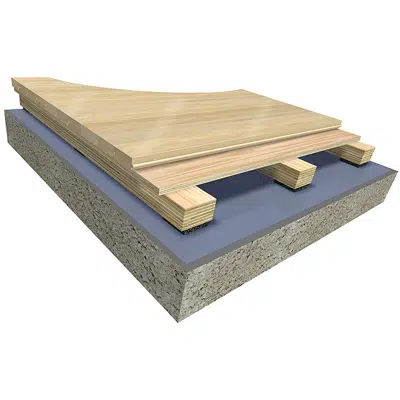 Immagine per ActionCush II Plus - Floating Sleeper Panel Floor System