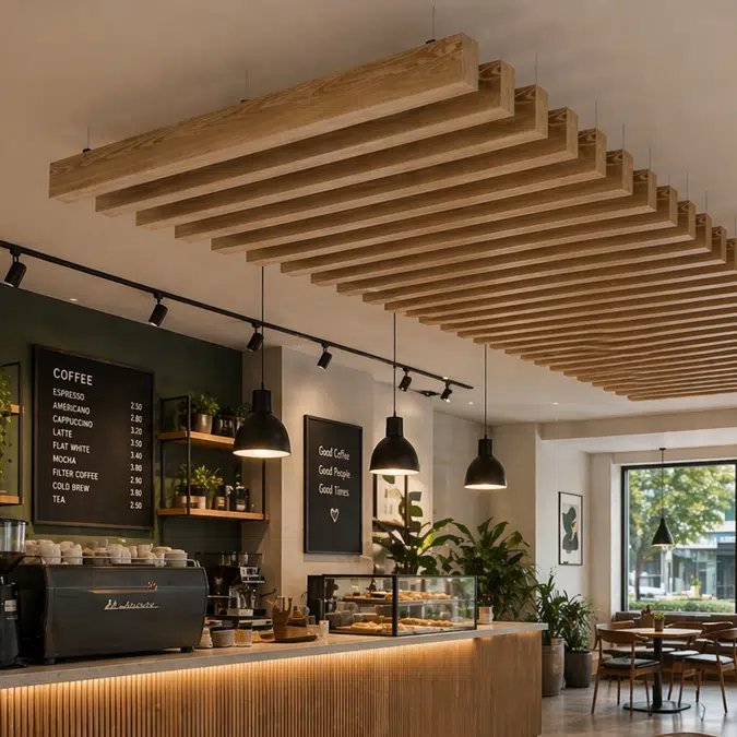 Coda folded baffle