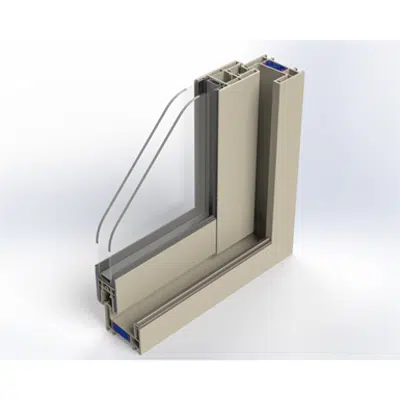 bilde for iSlide#neo 2-Leaf Sliding Door - Block frame installation