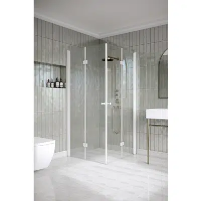 Image for Classic 150 shower corner with folding doors