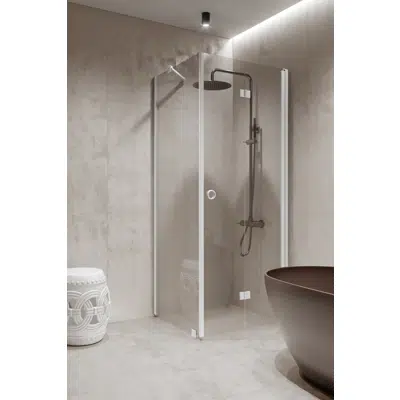 画像 Forma 369 shower corner with folding door