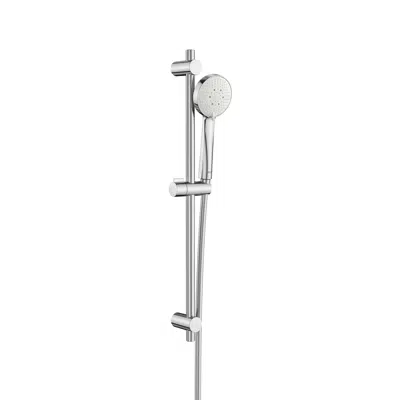 Image for Stella Shower kit. 3 functions, 100 mm hand-shower, 700 mm slide bar with adjustable hand-shower bracket and 1.70 m PVC shower flexible hose