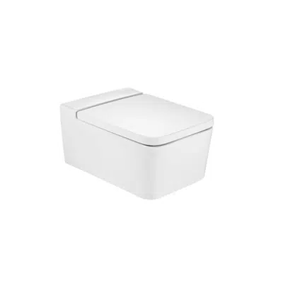 Image for INSPIRA SQUARE Rimless wall-hung Toilet w/ horizontal outlet