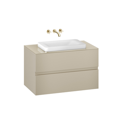 ARMANI - BAIA 1000 mm wall-hung furniture for over countertop washbasins and wall-mounted basin mixers için görüntü