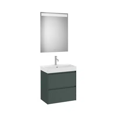 bild för ONA Pack (compact base unit with two drawers, basin and LED mirror)