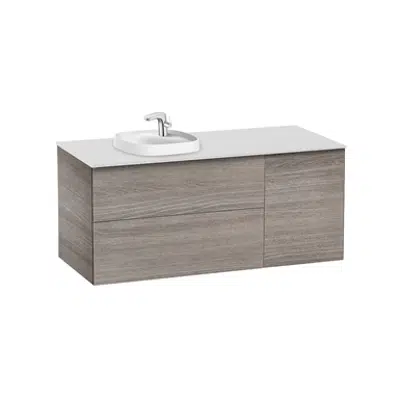 Image for BEYOND Base unit for in countertop basin on the left