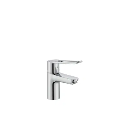 afbeelding voor Victoria Pro Basin mixer with smooth body and flexible supply hoses. Elbow open handle for people with reduced mobility. S-Size