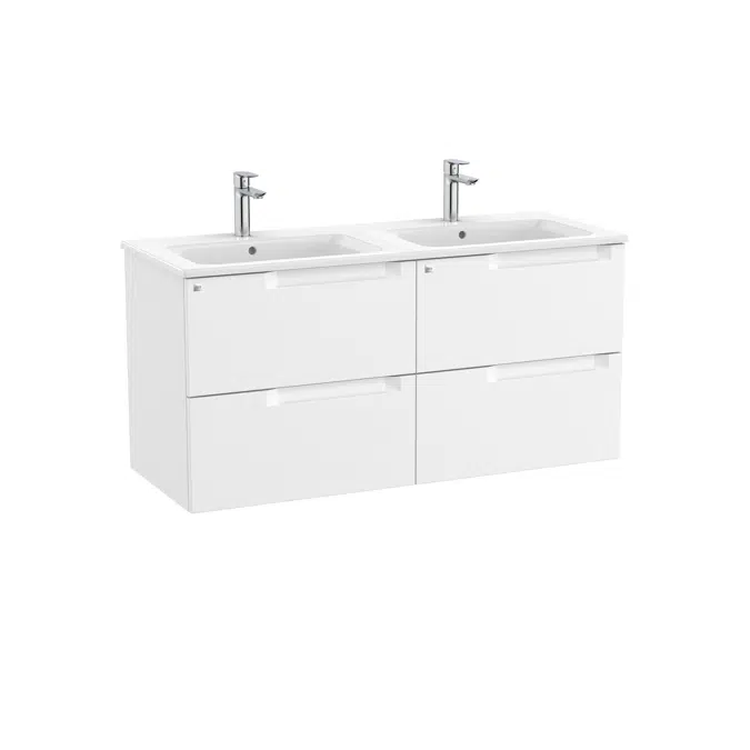 Aleyda Unik (base unit with 4 drawers and double bowl basin)