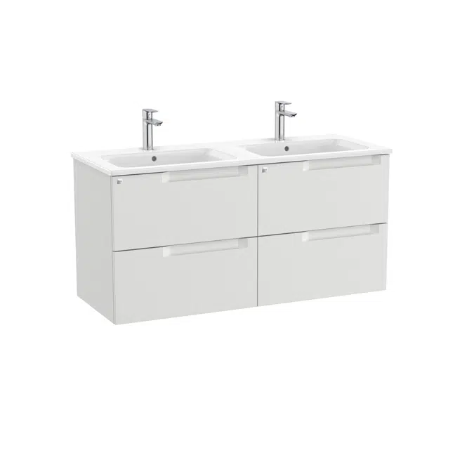 Aleyda Unik (base unit with 4 drawers and double bowl basin)