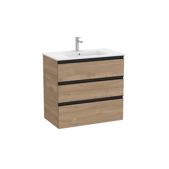 The Gap Unik (base unit with three drawers and basin)