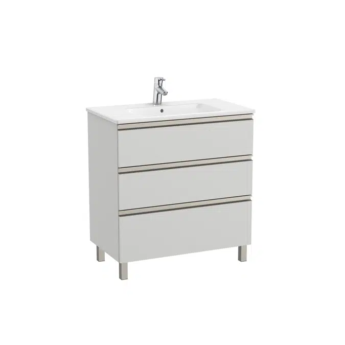 The Gap Unik (base unit with three drawers and basin)