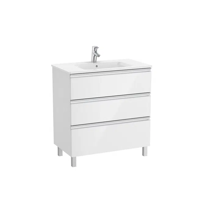 The Gap Unik (base unit with three drawers and basin)