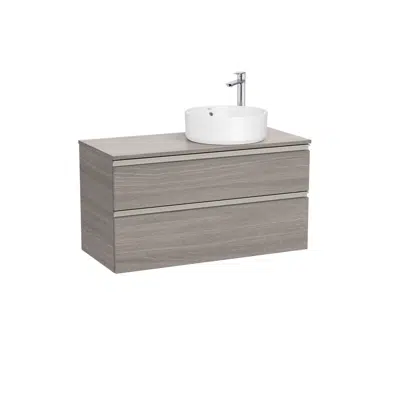 Image for The Gap Base unit with two drawers and over countertop basin on the right