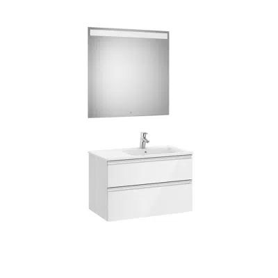 Image for THE GAP 805 Pack (base unit 2 drawers, right hand basin and LED mirror)