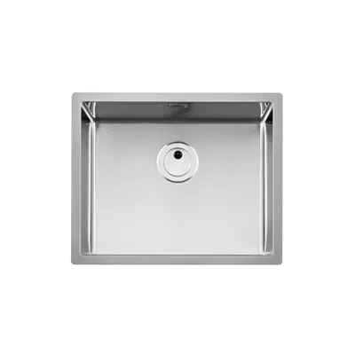 imagem para PRAGA 550mm Stainless steel single bowl kitchen sink