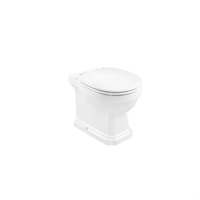 CARMEN Single floorstanding Rimless Toilet with dual outlet