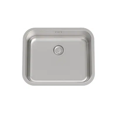 PORTO 550 Single bowl stainless steel sink图像