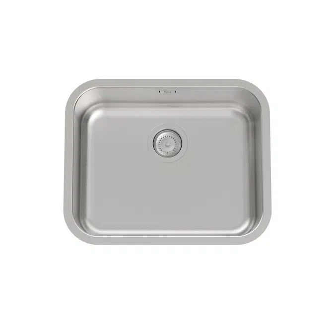 PORTO 550 Single bowl stainless steel sink