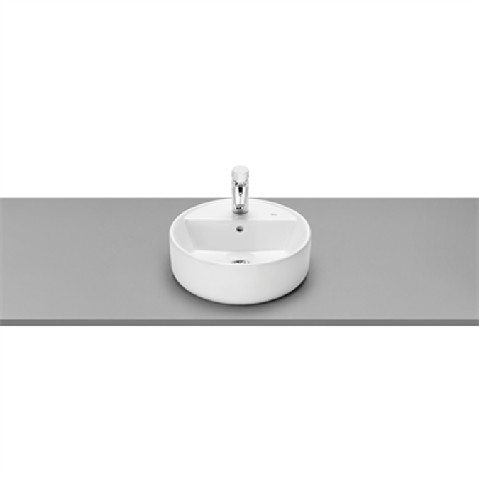 THE GAP 400 ROUND - Over countertop vitreous china basin w/ taphole