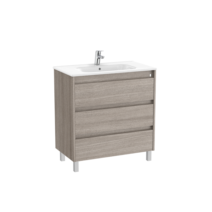 Tenet (base unit with three drawers and basin)