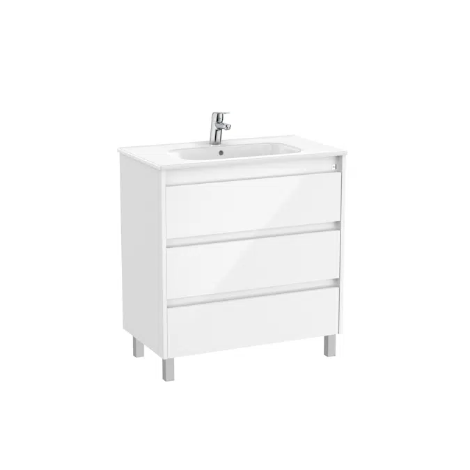 Tenet (base unit with three drawers and basin)