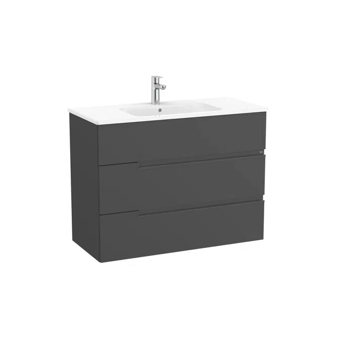 Victoria-N. Unik - base unit with three drawers, legs and basin