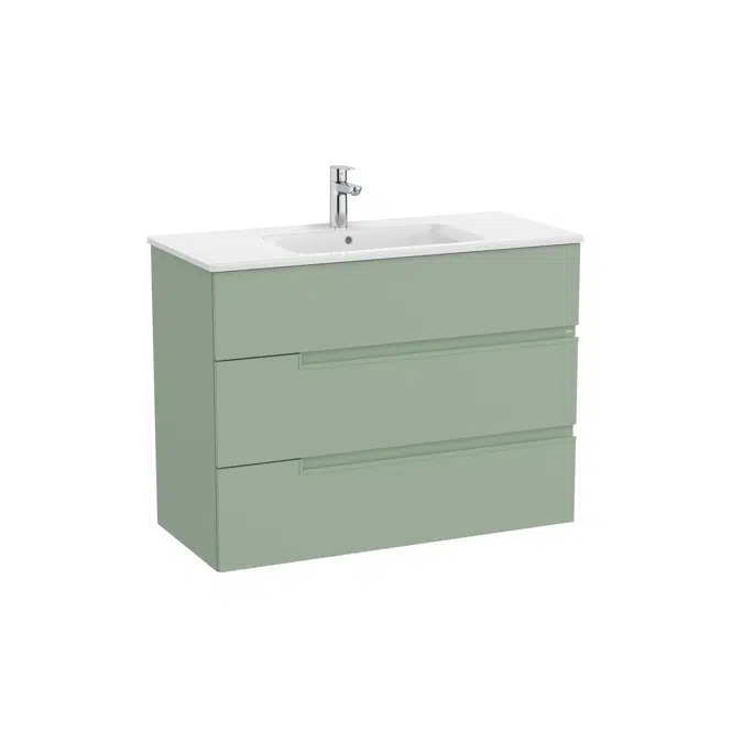 Victoria-N. Unik - base unit with three drawers, legs and basin