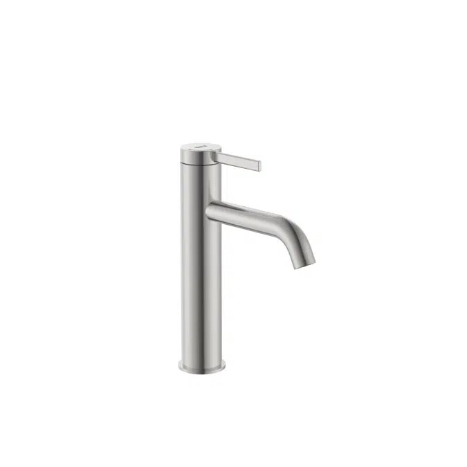 Ona Basin mixer mezzo smooth body with click clack waste, Cold Start