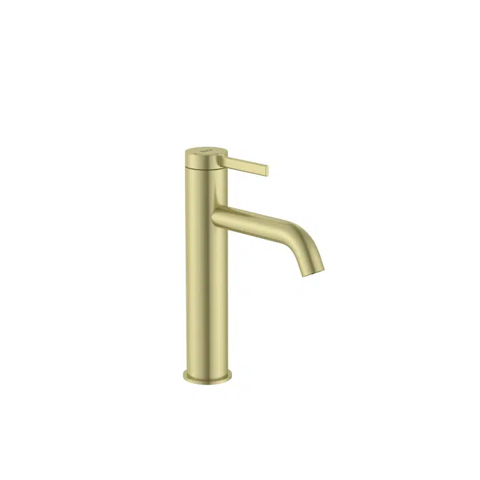 Ona Basin mixer mezzo smooth body with click clack waste, Cold Start