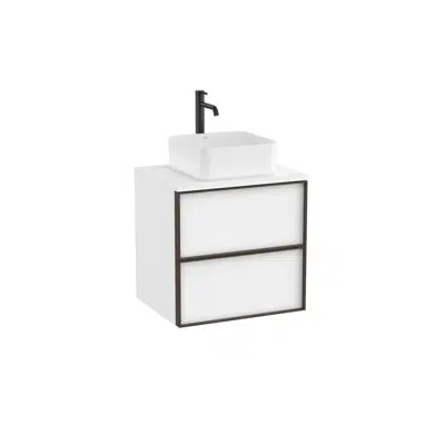 bilde for Inspira Base unit with two drawers for in countertop or over countertop basin