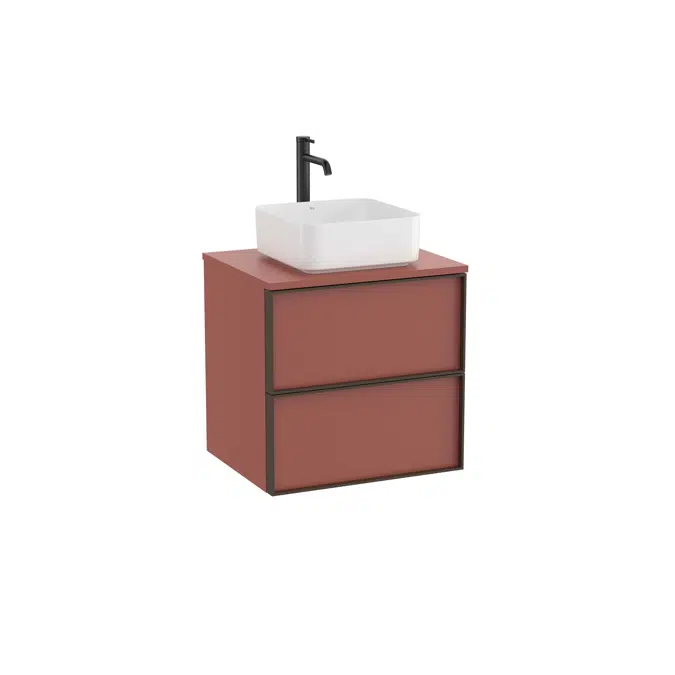Inspira Base unit with two drawers for in countertop or over countertop basin