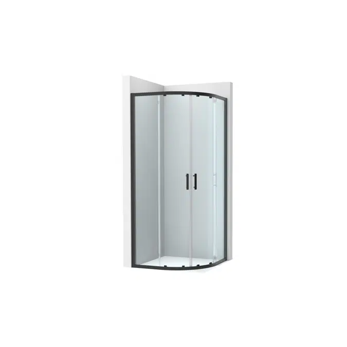 Victoria Plus Corner front shower enclosure with 2 sliding doors + 2 fixed panels