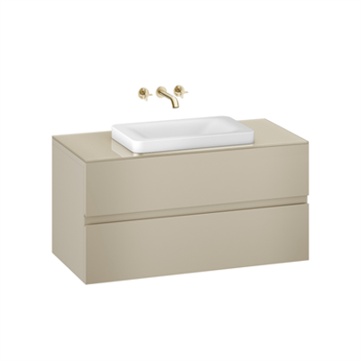 kuva kohteelle ARMANI - BAIA 1200 mm wall-hung furniture for over countertop washbasins and wall-mounted basin mixers