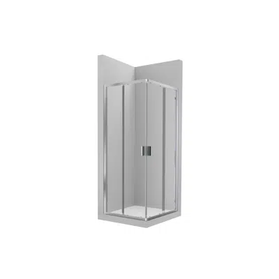 Image for VICTORIA L2 1000  - Lateral shower enclosure with 1 sliding door + 1 fixed panel